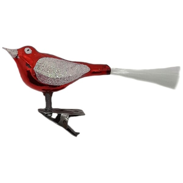 Glasvogel mit Glitzer