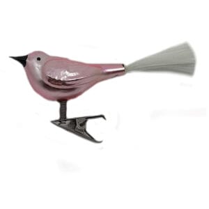 Glass bird with long beak