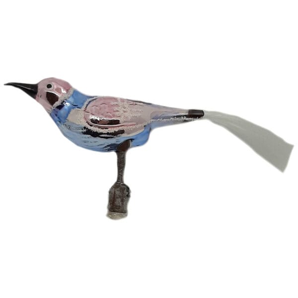 Glass bird with short beak
