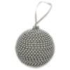 Perlenkugel Silber
