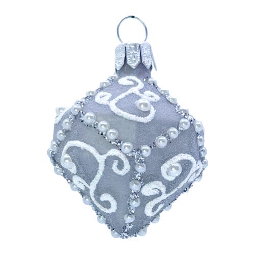 Weihnachtsschmuck Diamant silber
